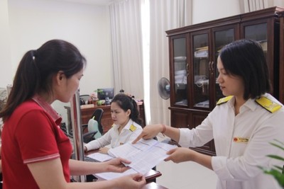 Hoạt động nghiệp vụ của công chức Thuế tỉnh Lạng Sơn. Ảnh: Báo Lạng Sơn