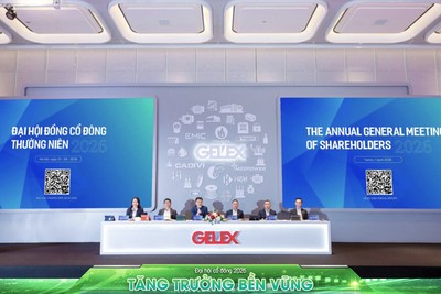 Toàn cảnh ĐHĐCĐ thường niên 2026 của GELEX diễn ra sáng 1/4.