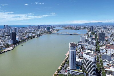 Nếu trước đây, đô thị Đà Nẵng quy hoạch lấy sông Hàn làm điểm lan tỏa, thì với không gian địa lý mới, quy hoạch hướng đến đa cực và đa trung tâm (Ảnh: Hà Minh)