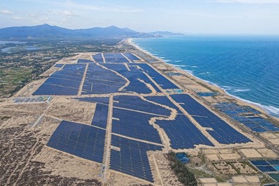 Phân khu 1 được định hướng phát triển đô thị du lịch nghỉ dưỡng, giải trí sân golf 36 hố Trà Ổ (tại đầm Trà Ổ), quy mô 2.430 ha (vị trí bao gồm toàn bộ khu vực Mỹ Thắng trừ nhà máy điện mặt trời Phù Mỹ). Ảnh: BCG.