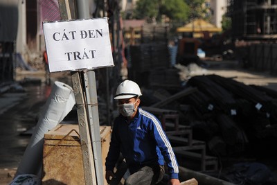 Giá cát tại một số gói thầu đã lên gần 400.000 đồng/m3