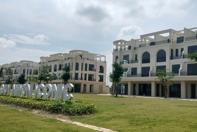 Một dự án nhà ở thương mại trên địa bàn xã Tuy Phước, tỉnh Gia Lai đang mở bán.