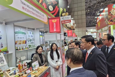 Gian hàng của các doanh nghiệp Việt Nam tại Triển lãm Quốc tế Thực phẩm và Đồ uống - Foodex Japan 2026.