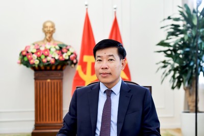 Đồng chí Nguyễn Mạnh Cường, Ủy viên Trung ương Đảng, Phó Bí thư Thường trực Đảng ủy Bộ, Thứ trưởng Bộ Ngoại giao
