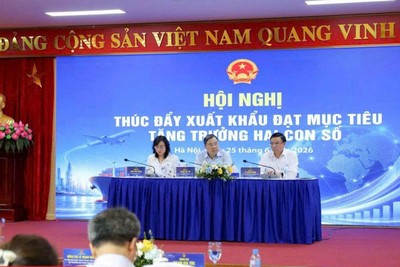 Hội nghị thúc đẩy xuất khẩu đạt mục tiêu tăng trưởng 2 con số năm 2026 tại Bộ Công thương. 