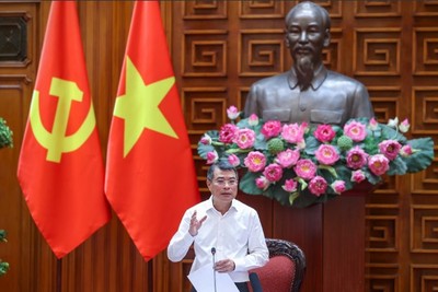 Thủ tướng Chính phủ Lê Minh Hưng chủ trì phiên họp - Ảnh: VGP