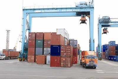Một góc cụm cảng ICD Trường Thọ - Ảnh: Đ. D