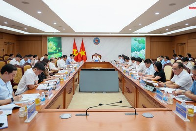 Quang cảnh buổi giao ban.