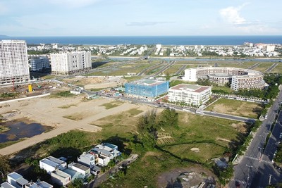 Đà Nẵng đang triển khai nhiều dự án nhà ở xã hội tại phường Ngũ Hành Sơn. Ảnh: Linh Đan