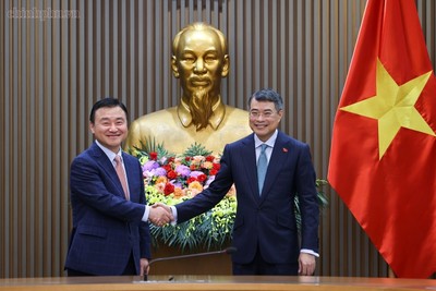 Thủ tướng Lê Minh Hưng tiếp Tổng Giám đốc điều hành Samsung điện tử Roh Tae Moon. Ảnh: chinhphu.vn