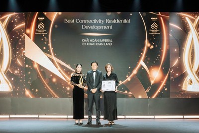 Dự án Khải Hoàn Imperial của Chủ đầu tư Khải Hoàn Land chiến thắng hạng mục “Best Connectivity Residential Development” – Dự án nhà ở có khả năng kết nối vượt trội tại PropertyGuru Vietnam Property Awards 2026.