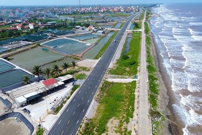 Đường ven biển qua tỉnh Ninh Bình mở ra không gian phát triển mới
