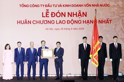 SCIC đón nhận Huân chương Lao động Hạng Nhất. Ảnh: Chính phủ