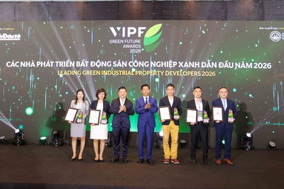 VIPF 2026 vinh danh những đơn vị tạo dấu ấn vì sự phát triển bất động sản công nghiệp xanh