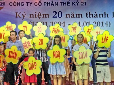 Năm 2013, C21 lãi gộp trên 59 tỷ đồng