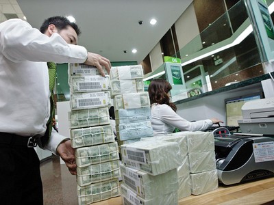 Năm 2013, Vietcombank đạt 5.744 tỷ đồng lợi nhuận
