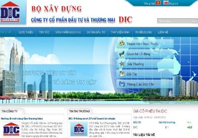 DIC dự kiến tăng vốn thêm 80 tỷ đồng