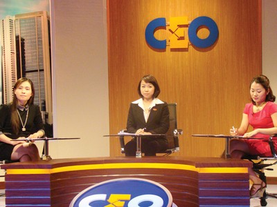 Bà Đoàn Thu Nga, Giám đốc Điều hành Công ty Luật Lawpro, người ngồi ở vị trí CEO trong chương trình