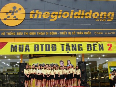 6 tháng, Thế giới di động đạt 72% kế hoạch lợi nhuận