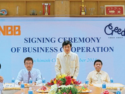 Lễ ký kết Hợp đồng hợp tác kinh doanh giữa CTCP Đầu tư Năm Bảy Bảy (NBB)  và Công ty Creed Asia Invesment (Creed)