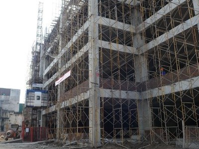 Tòa nhà N3 tập thể Nguyễn Công Trứ được vay vốn ưu đãi để hoàn thành trong tháng 9/2015