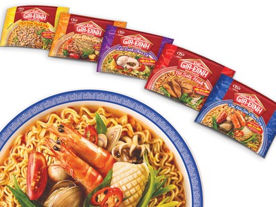 Kinh Đô cho ra đời sản phẩm mì ăn liền Đại Gia Đình với 5 hương vị thuần Việt