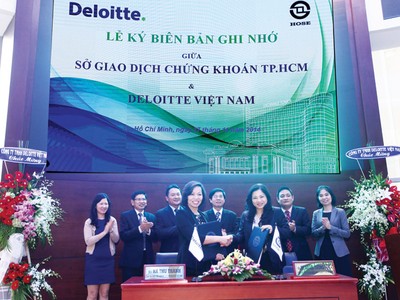 HOSE và Deloitte Việt Nam ký kết ghi nhớ MOU về quản trị rủi ro