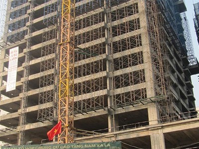 Dự án Nam Xa La đã chậm bàn giao 10 tháng nhưng đến nay nhiều hạng mục vẫn chưa hoàn thành