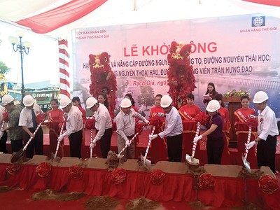 Kiên Giang xây dựng kè và nâng cấp đường ven sông
