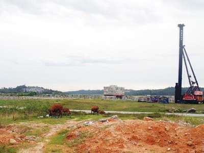 Mặt bằng Nhà máy Thép Quảng Liên. Ảnh: Nguyên Phương