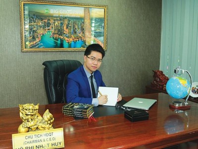 Chủ tịch, Tổng giám đốc 28 tuổi của Tập đoàn Big Group đang sở hữu 5 công ty