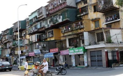 Khu tập thể G6A Thành Công. Ảnh: TTXVN