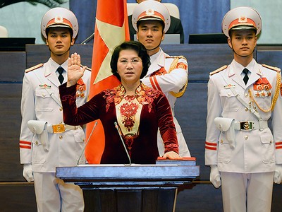 Chủ tịch Quốc hội Nguyễn Thị Kim Ngân tuyên thệ nhậm chức