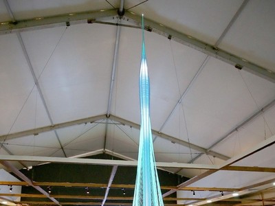 Mô hình tòa tháp mới được giới thiệu tại Dubai, UAE ngày 10/4. Nguồn: AFP/TTXVN