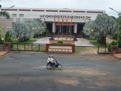 Nhiều sai phạm ở dự án Trung tâm hội nghị tỉnh Đắk Nông. Ảnh: nld.com.vn