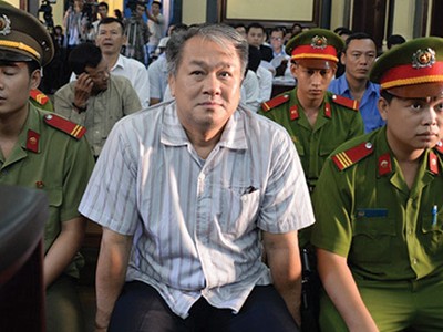 Bị cáo Phạm Công Danh tại phiên tòa đang diễn ra