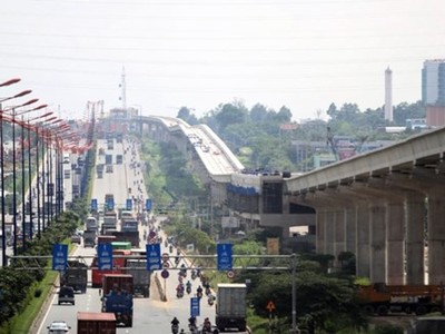 Cận cảnh tuyến metro Bến Thành - Suối Tiên đang dần thành hình