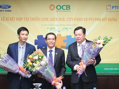 OCB hợp tác với City Ford và Bảo hiểm PTI Phú Mỹ Hưng