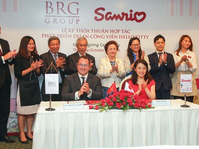 BRG và Sanrio Hồng Kông hợp tác phát triển công viên giải trí