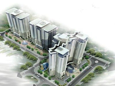 Công trình nhà ở Trung Văn Hà Nội, một trong những dự án VC3 đã thi công 
