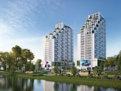 Khu căn hộ cao cấp LuxGarden, một trong những dự án đã tạo được sức hút tại khu Nam TP.HCM do Đất Xanh làm chủ đầu tư