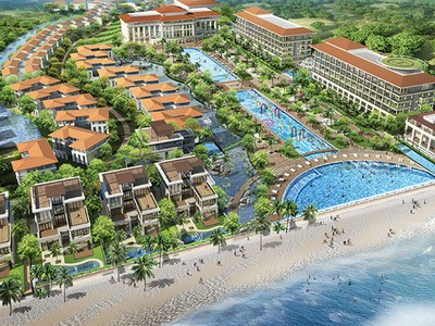 Phối cảnh tổng thể Sheraton Đà Nẵng.
