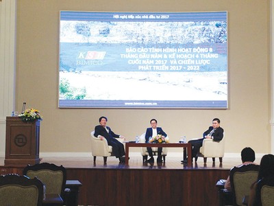 Lãnh đạo KSB chia sẻ định hướng phát triển tại cuộc gặp gỡ nhà đầu tư cuối tuần qua