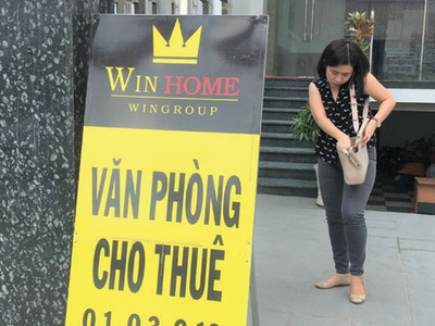 Tòa nhà Winhome tại đường Ung Văn Khiêm hoạt động đã lâu nhưng vẫn còn tỷ lệ trống lớn. Ảnh: Gia Huy