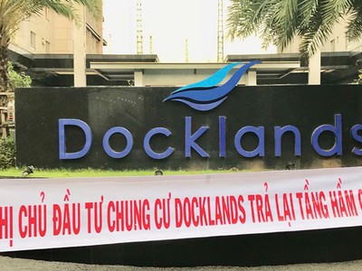 Lùm xùm tranh chấp tại Chung cư DockLands SaiGon