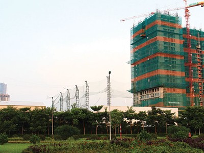 Dự án Mỹ Đình Pearl hiện mới chỉ có thỏa thuận cấp bảo lãnh theo hạn mức, chưa có thư bảo lãnh của ngân hàng. Ảnh: Nguyễn Thành