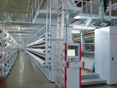 Nhà máy của STK là một trong những nhà máy sợi hiện đại nhất với công nghệ tiên tiến