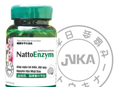 Nattokinase Nhật Bản - Đánh tan cục máu đông, phòng ngừa tai biến đột quỵ