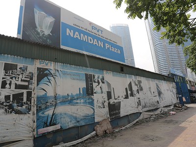 Dự án Nam Đàn Plaza đã "đắp chiếu" từ nhiều năm nay