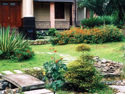 Nhiều chủ hộ đã chủ động kết hợp phong thủy và việc tạo cảnh quan để tạo nên sự cân bằng về khí cho ngôi nhà